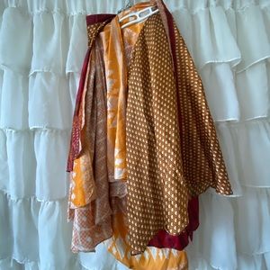 bohemian wrap skirt